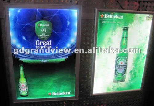 A1-A4 Advertising LED acrylic photo frames wholesale