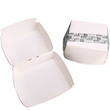 Custom Printed Burger Boxes with Logo for Fast Food Packaging