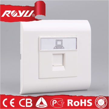 Q-LAMP 8 core Computer data socket with CAT6