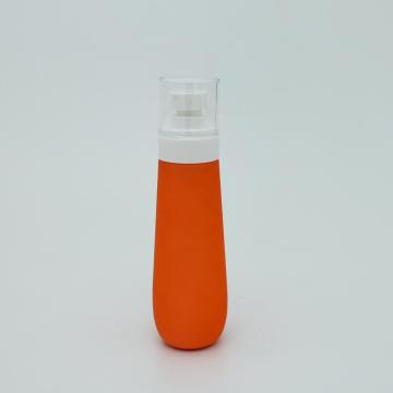 Orange lotion pumpflaska