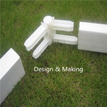 Dimension stable reusable cost save plastic connector