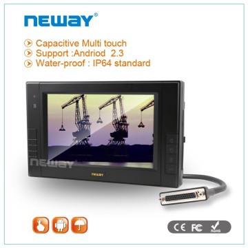 7 inch industrial USB LAN WinCE rugged mobile tablet