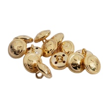 Large Gold Button Coat Buttons: Shank Clip Button BM10209