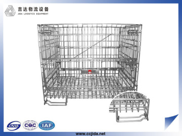 Collapsible foldable wheeled trolley shopping cart