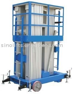 rechargeable battery Aluminium lift platform