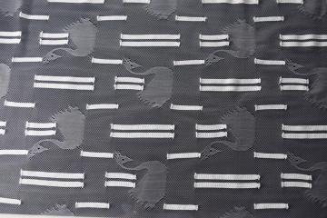 Nylon Polyester Swan Pattern Lace Fabric