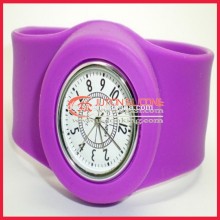 Kids carton nice pretty silicone slap watch