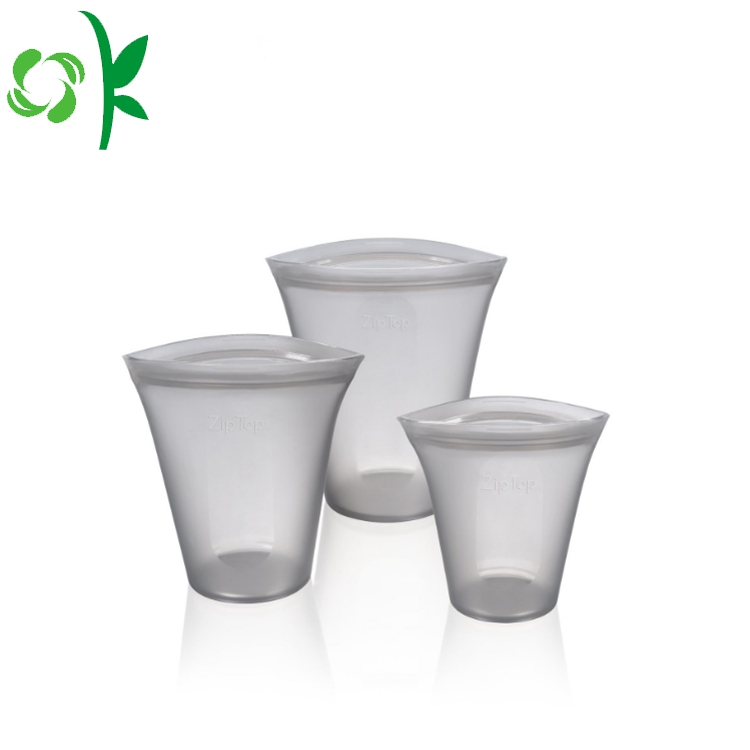 silicone storage cup