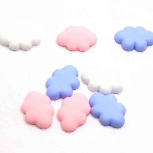 Gros nuage en forme de masse Flatback Cabochon 100 pièces / sac pour bricolage artisanat jouet téléphone Shell décoration perles charmes entretoise