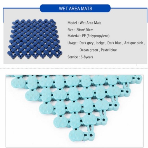 Tapis anti-dérapant écologique pour zone humide