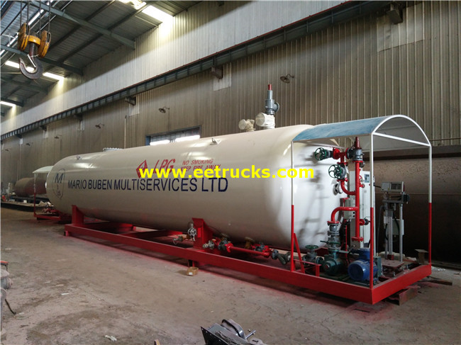 30CBM 15Ton Plantas de GLP montadas sobre patines 30CBM 15Ton Skid-mounted LPG Plants