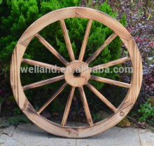 Decorative Wooden Wheels Flame Burnt Rustic Wagon Wheels