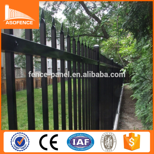 Security Spear Top Tubular Metal Picket Fence Factory