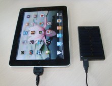 Ipad ,Iphone, Ipod solar charger;  4000MAh capacity solar charger