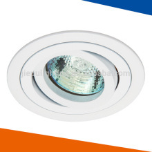 adjustable aluminum die casting three white color parts round shape spotlight indoor lighting