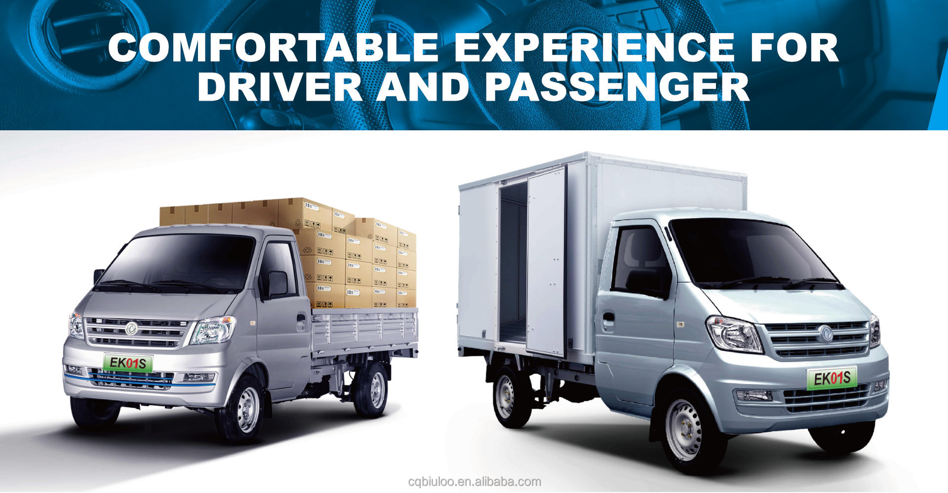 2022 Electric Truck DFSK SOKON EK01S Van Pickup / Mini Cars Cargo Electric Van 4 Wheel Electric Car