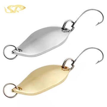 SUPERIORFISHING Metal Spinner Lure Spoon Trout Brass Blade Jigging Lure LXS255