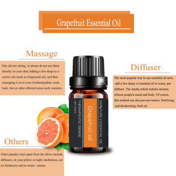 100% Pure Natural Grapefruit Essential Oil for Aromatherapy