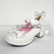 1.2'' Platform 3.0'' Heel Black PU Metal Buckle Decoration Lolita Shoes
