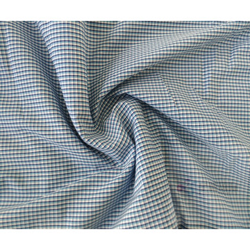 New Plain Woven 100% Cotton Checked Fabric