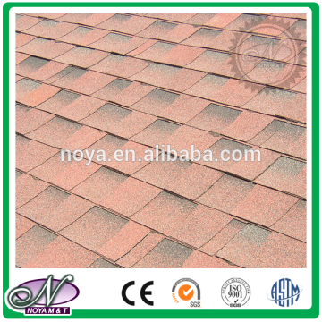 Fiberglass asphalt roofing Shingles coloured glaze laminated asphalt shingles for wholesales
