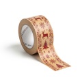 Custom Christmas Kraft Paper Tape for Shipping