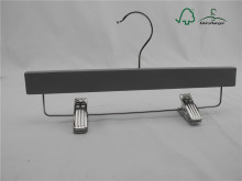 Wonderful Chrome Clips Trousers Wooden Hangers