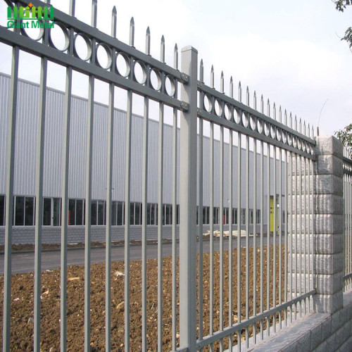 Cerca de seguridad del jardín de la palisada de la barra del piquete de acero