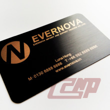 High quality Engraved Metal anodizing Business Cards / Custom Made