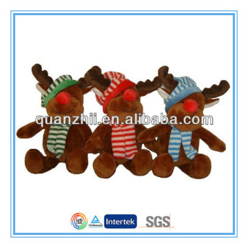 Reindeer stuffed animals Christmas decorations