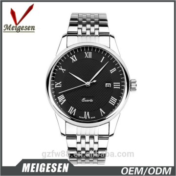 New elegent simple design stainless steel watches for men and women