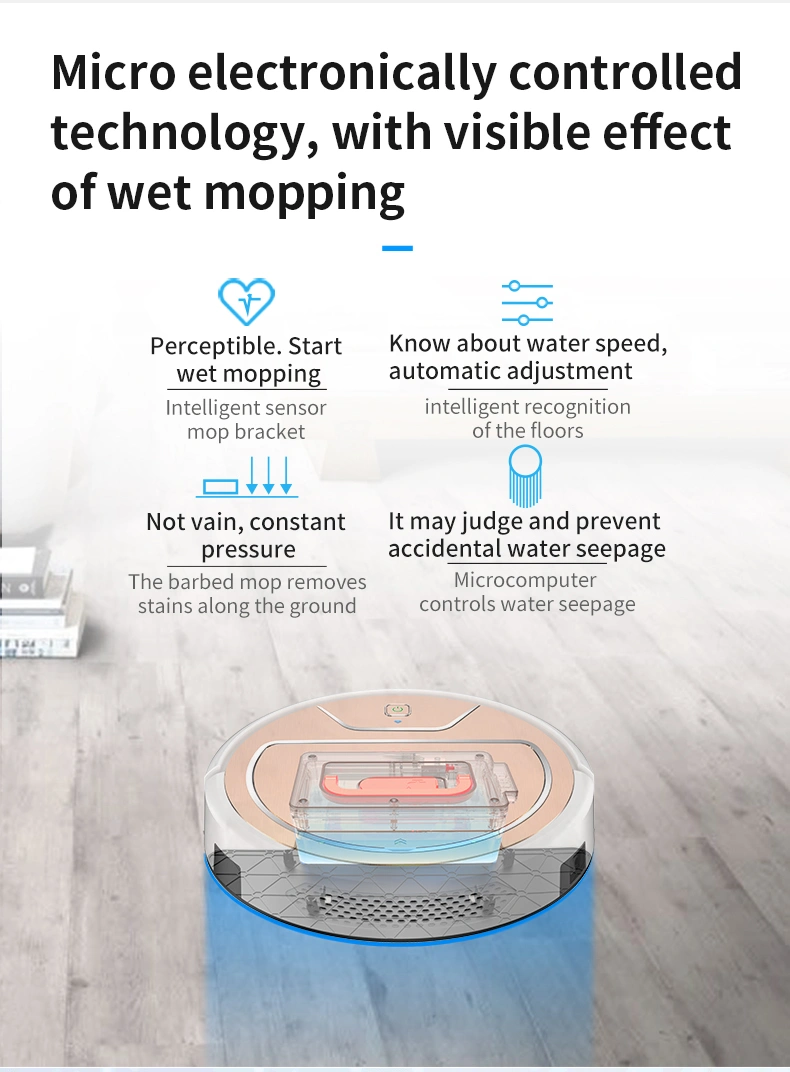 Sweeping Robot 6 Sweep Modes; Super Suction 2000PA; APP Remote Control Technology