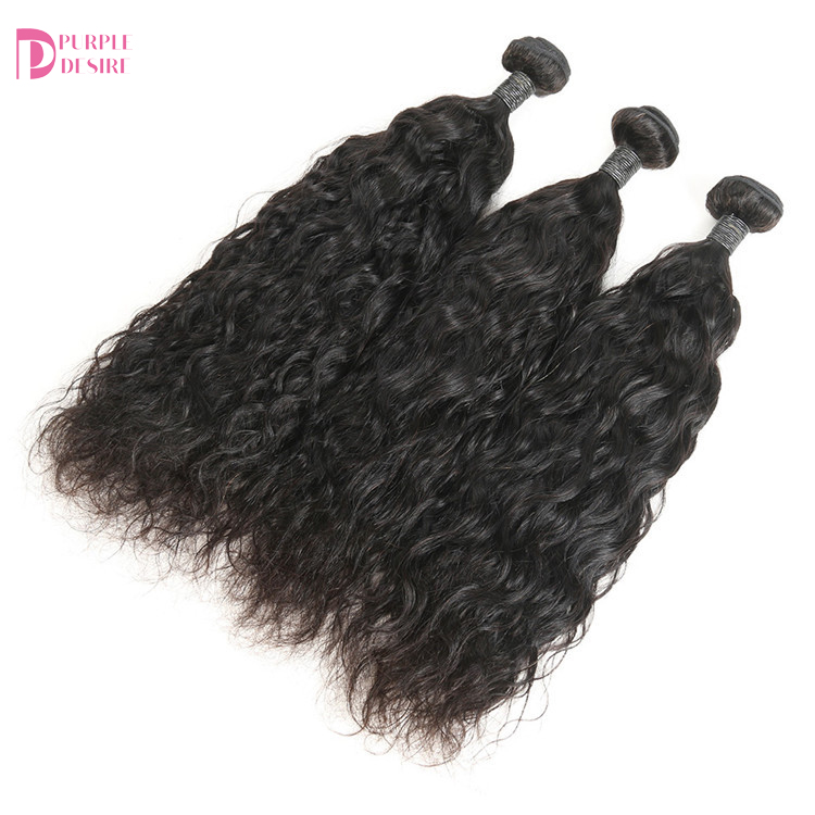 Free Sample 100% Virgin Unprocessed Hot Selling Wholesale Cheap Remy  Indian  Natural Wave Hair Bundles with Closure