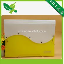 Plastic file folder/PP document bag/file folder with lock