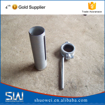 scaffolding parts type steel prop accessoires threaded pipe head