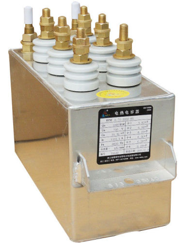 High-voltage Resistance Capacitor For Heating , Aluminium Capacitors
