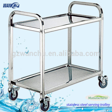 Stainless Steel Trolley Kitchen Mobile Food Carts For Coffee For Donuts For Sale