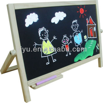 Wooden Table Top Blackboard and white board