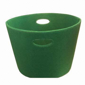 Round log storage basket