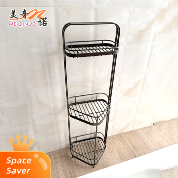 Bathroom third floor storage rack