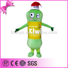 2015 popular fruit toy promotional gift soft plush mascot toy plush kiwi