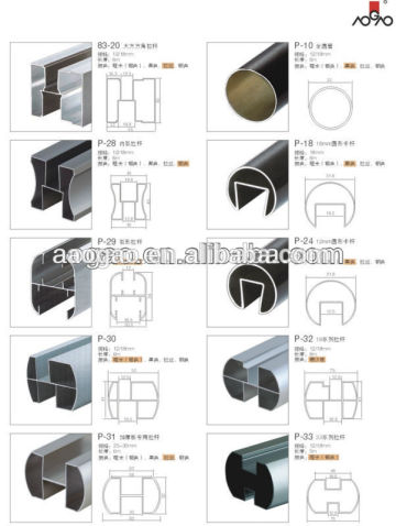 aluminum profile for toilet partition headrail
