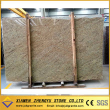 Polished Ornamental Yellow (Dark) granite slab