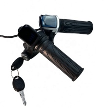 2024 E-Bike Throttle Grip with LCD Screen Display