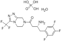 Sitagliptin phosphate monohydrate CAS 654671-77-9