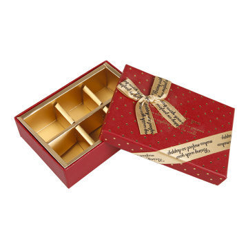 Boîte d&#39;emballage cadeau chocolat doré