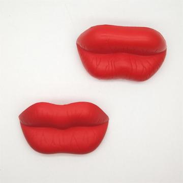 PU Foam Stress Reliever Mouth Lip Shape