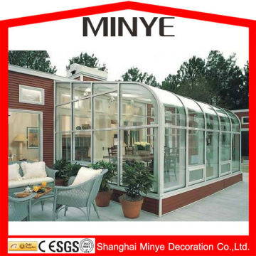 Shanghai factory veranda sunroom/aluminum sun room/aluminum sunhigh quality sun room/aluminium sunrooms