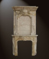 Trang trí nội thất Travertine Overmantel Lò Để Bán