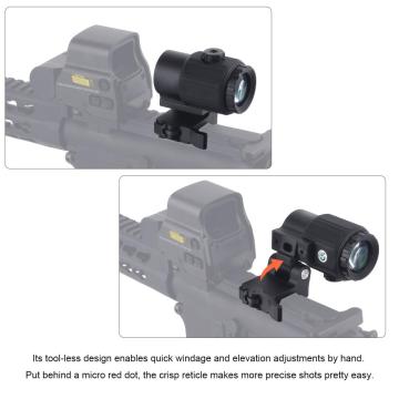 3x Magnifier w/ Flip Side QD Mount